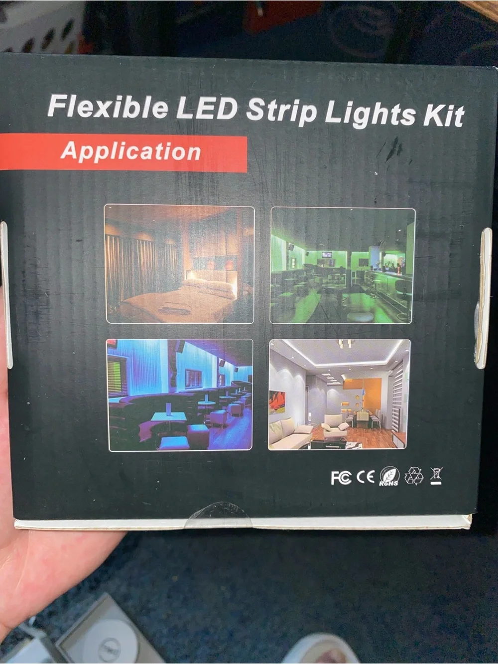 2 RGB LED light strips never used & 1 Dell USB C Mobile Adapter. All 3 never use
